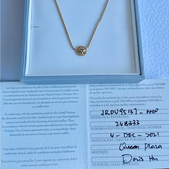 Dior Rose Des Vents necklace - Picture 2 of 4